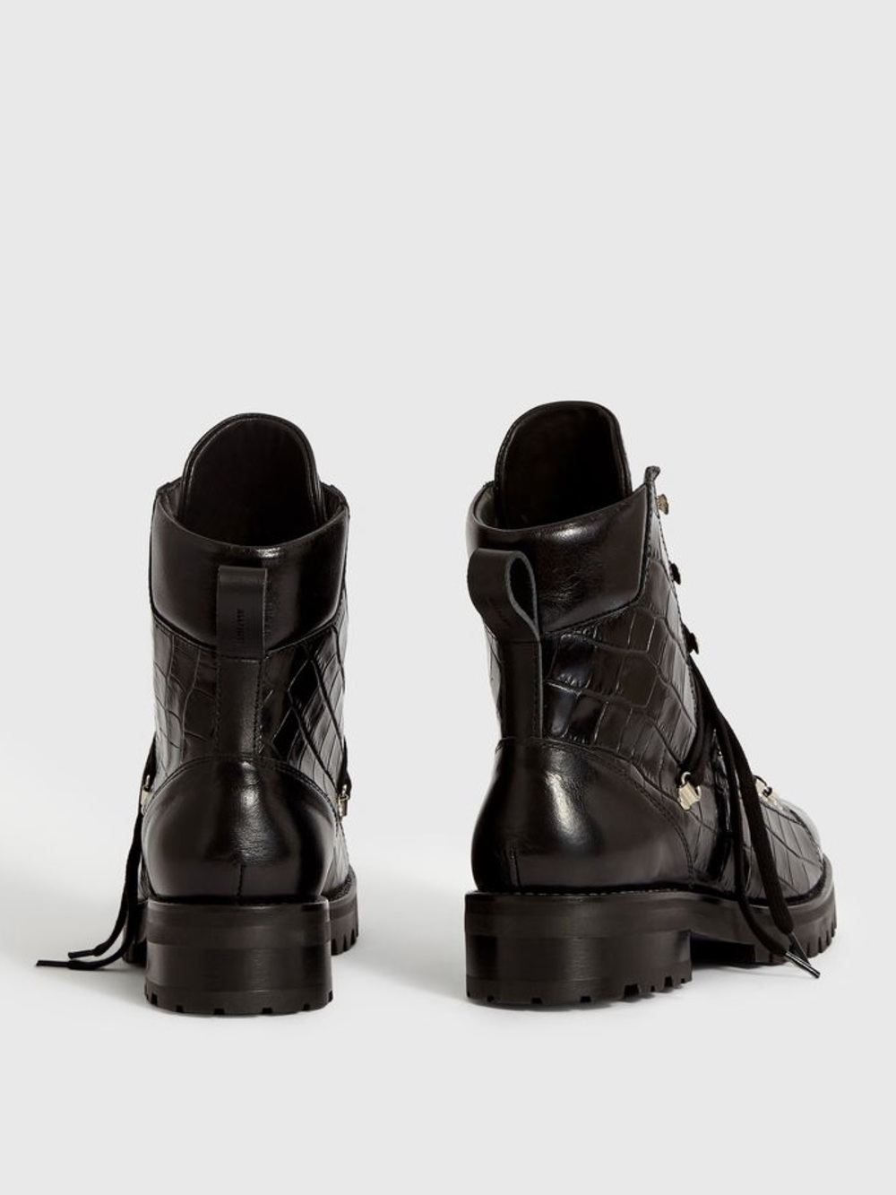AllSaints Franca Lace Up Boots NEW WITH TAGS🖤make me an offer!! - Picture 6 of 8